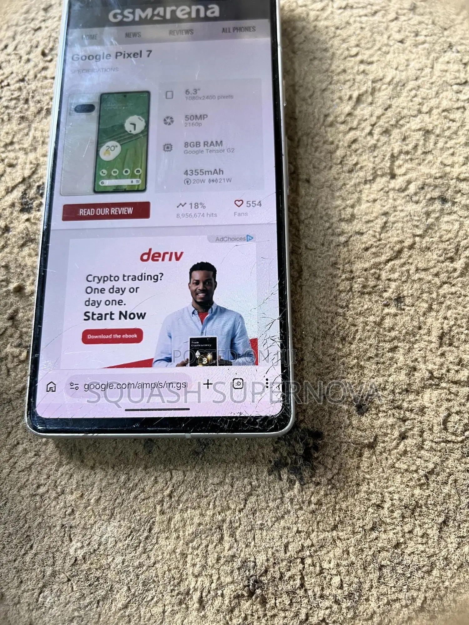Google Pixel 7 256 GB White