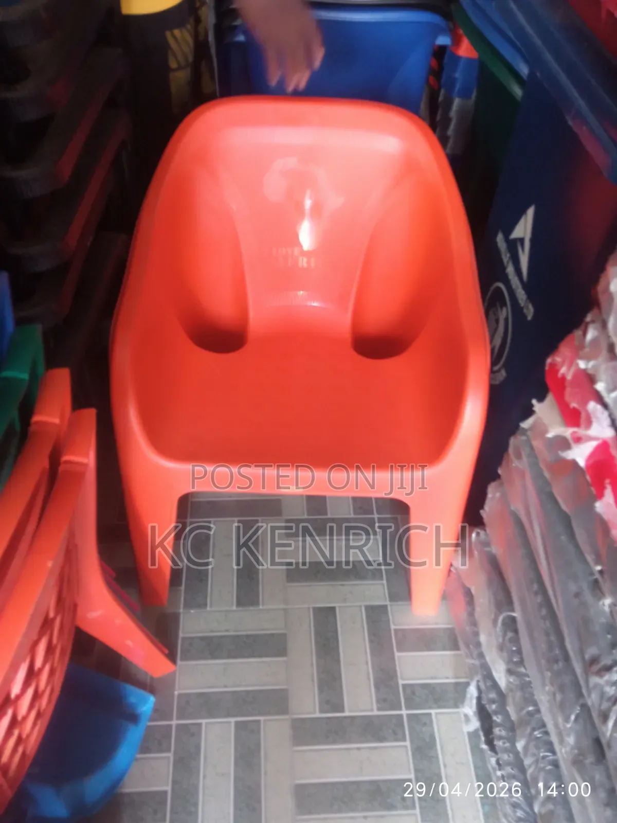 Elephant Plastic Chair With Design