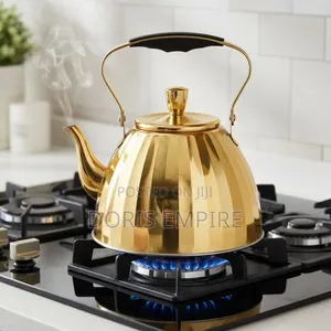 Luxury Stainless Steel Gold Whistling Kettle