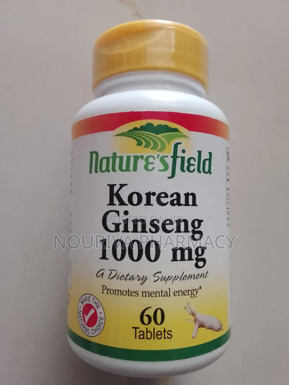 Nature's Field (Korean Ginseng 1000mg)