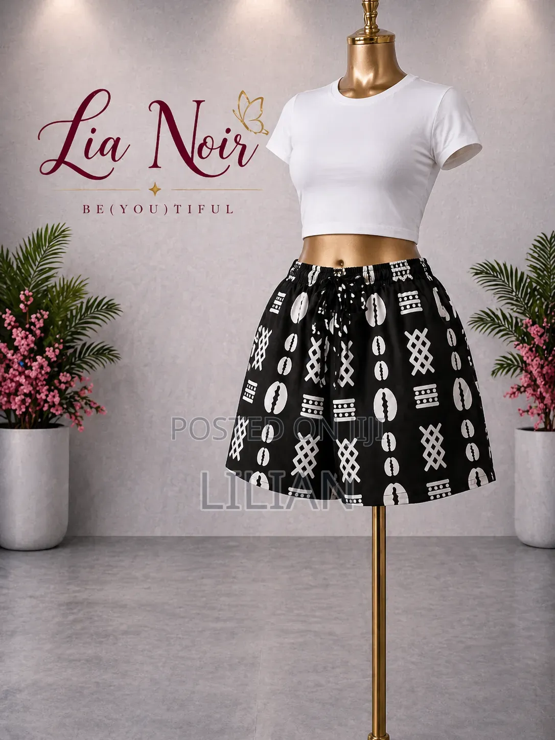 Ankara Print Short