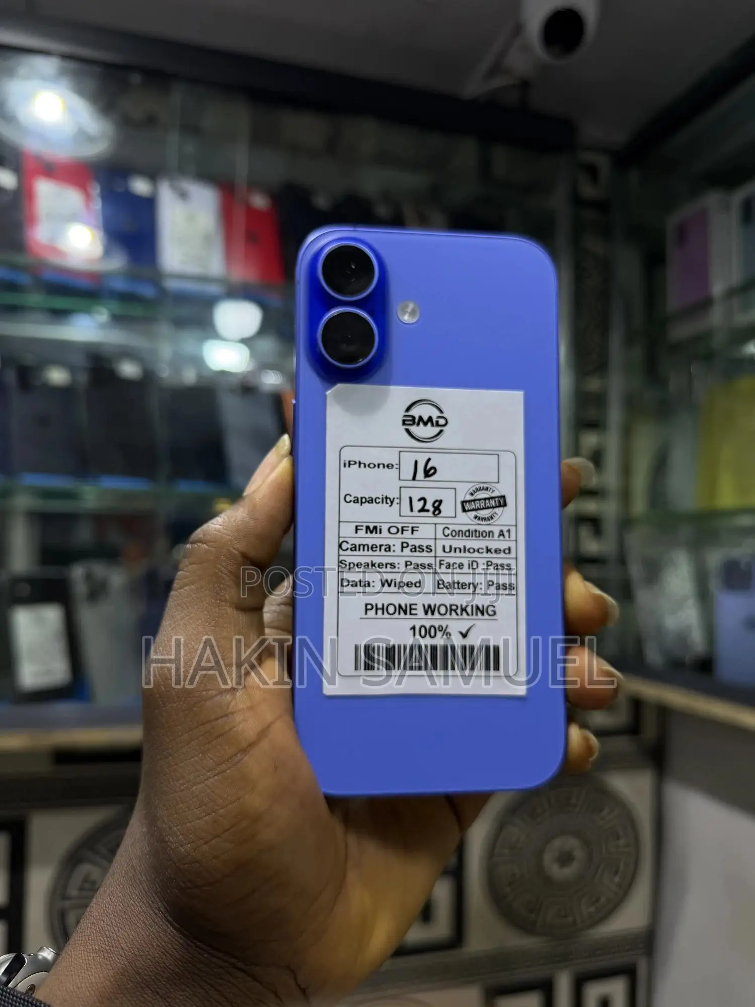 Apple iPhone 16 128 GB Blue