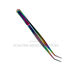 Professional Medical College Tweezer for Wound Care Tasks
