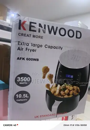 Kenwood 10.5l Afk-600wb Dual Fry Technology