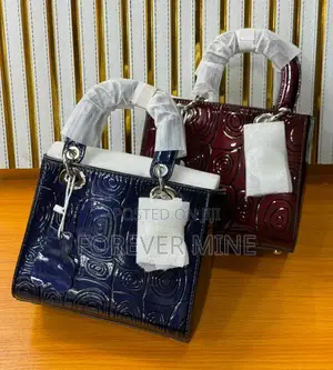 Luxury Embossed Patent Lady Bag Box Top Handle Handbag