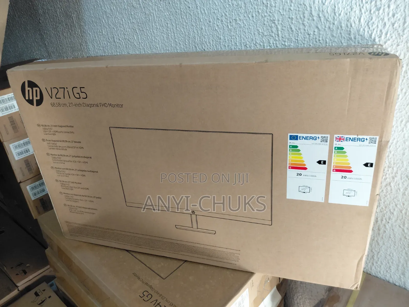 Hp V27i G5 27" Full Hd Ips Monitor