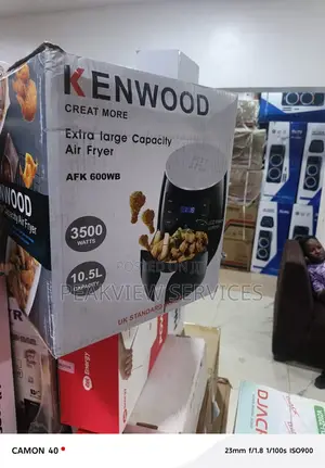 Kenwood Afk-600wb 3500w Split Drawer Fryer