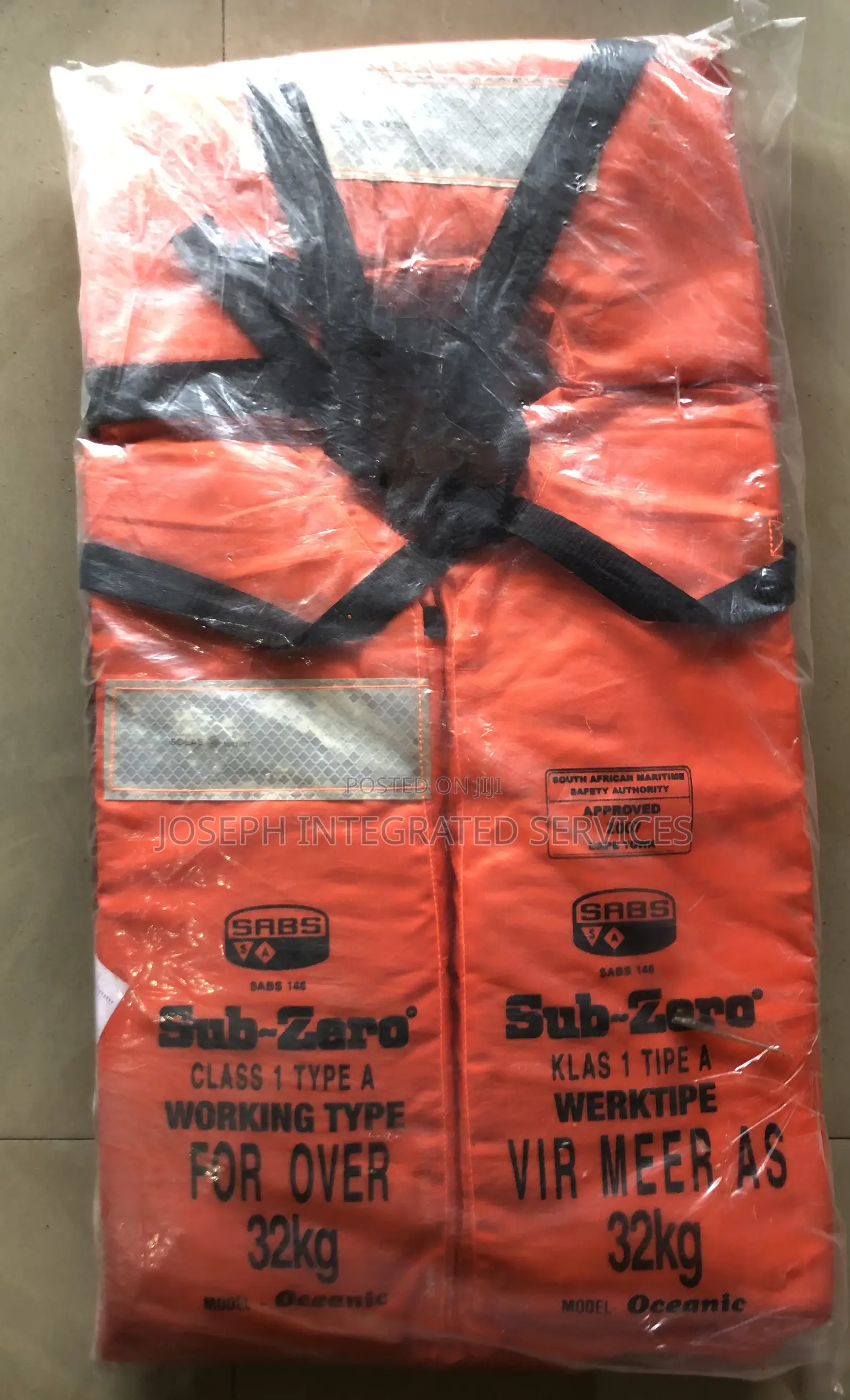 Sub-zero Oceanic Model Type A Working Life Jacket