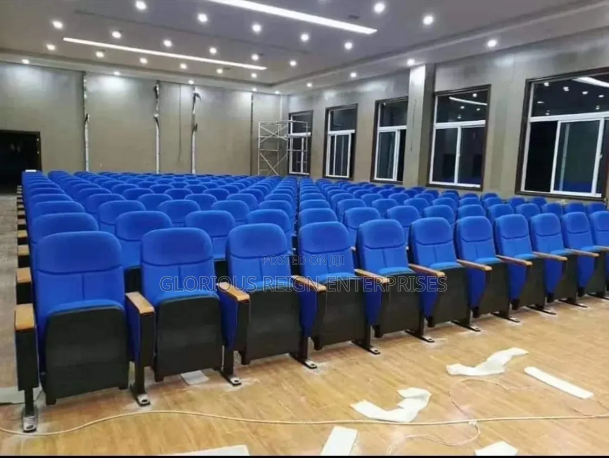 Blue Auditorium Chair