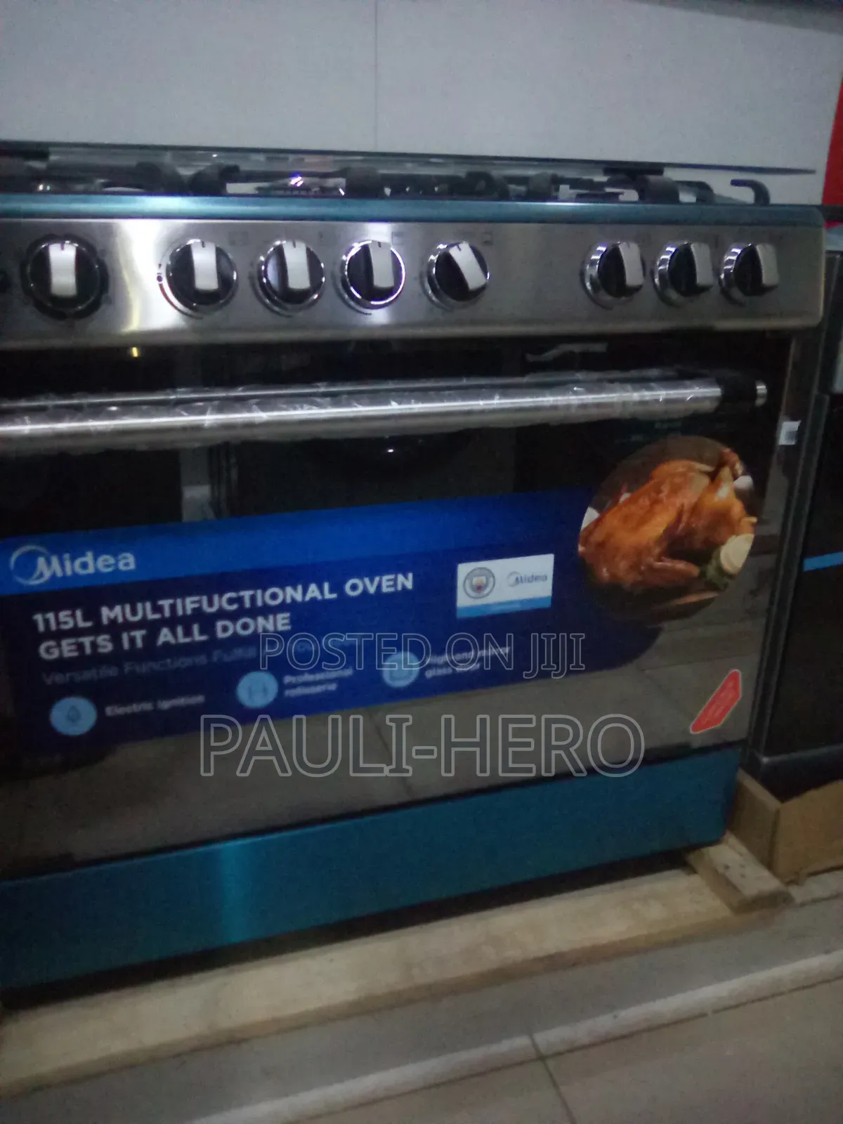 Midea Cooker 5 Burner Gas 90×60