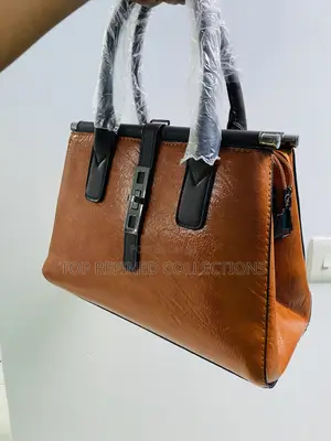 Quality Stock Leather Orange Bag