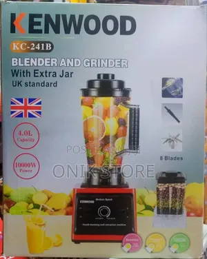 Kenwood 2-in-1 Blender Grinder - 10000w, 4.0l Capacity (Kc-241b)