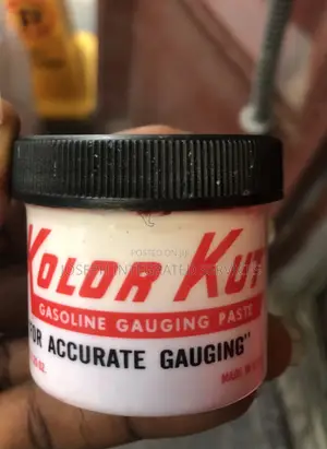 2.25 Oz Jar of Kolor Kut Gasoline Gauging Paste