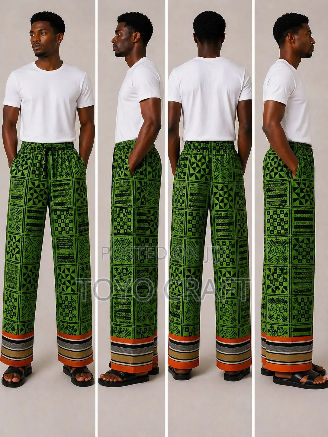 Exclusive Ankara Cargo Pant