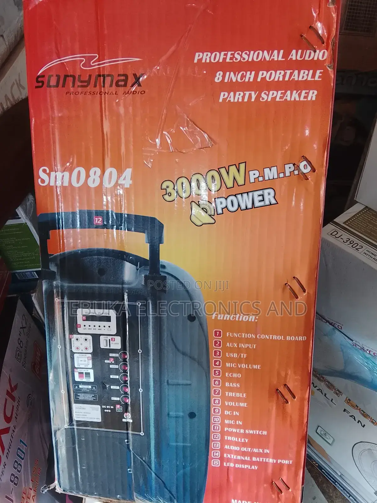 8 Inches Sonymax Professional Audio Speakers 8 Inches Is Available Now