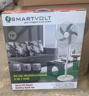 Smartvolt 18inches 16 Inches Rechargeable Fan