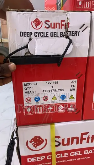 165ams 12v Sunfit Dry Cell Solar Battery