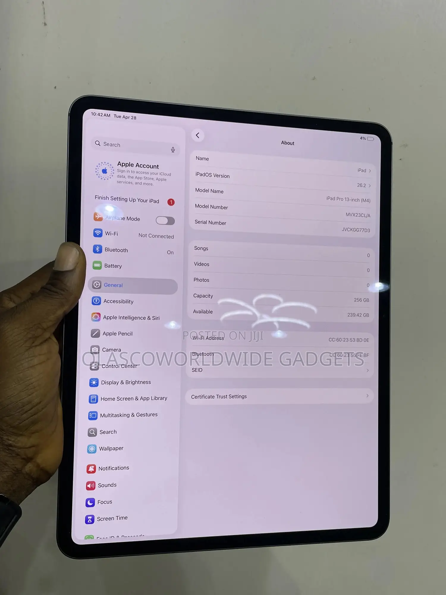 Apple iPad Pro 13 (2025) 256 GB Black