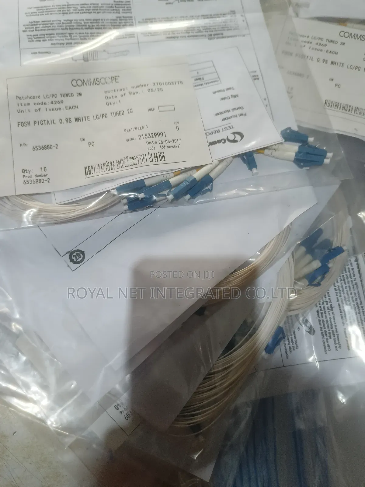 Fibre Pigtail Lc Single Mode Comscope (10pcs ) Pack