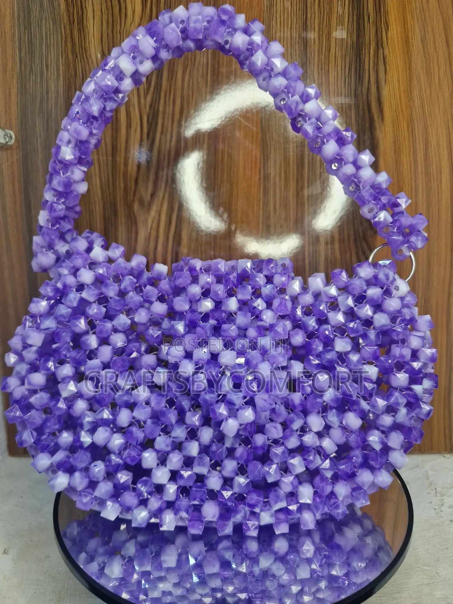 Adire Bead Beaded Bag