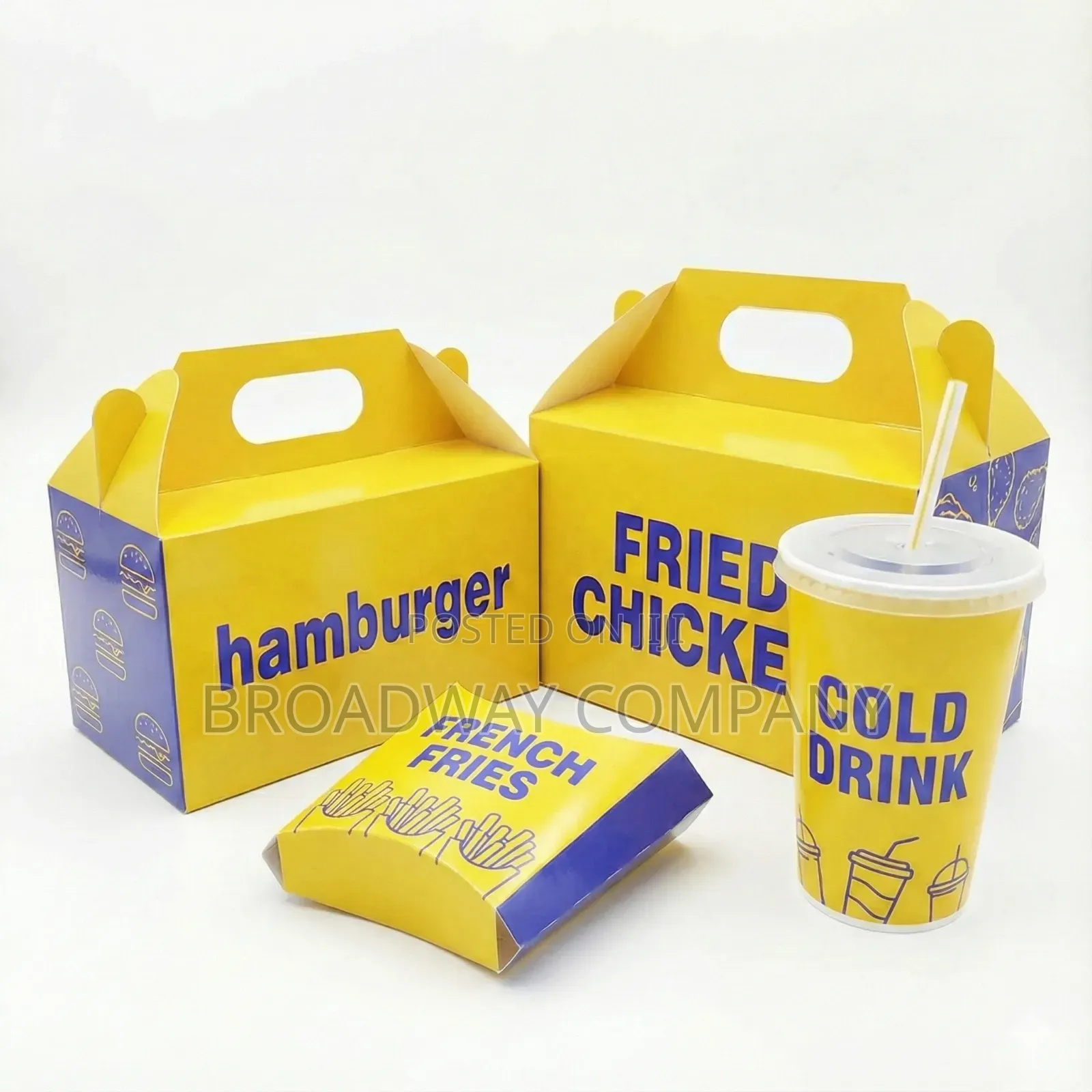 Fast Food Paper Boxes , Packs, Wraps Packaging