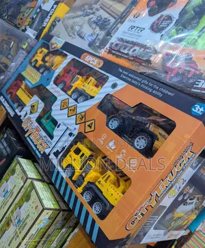 6 Pieces Building Series Educational City Truck Kids Toy Set Ages 3+