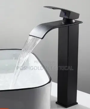Black Waterfall Faucet
