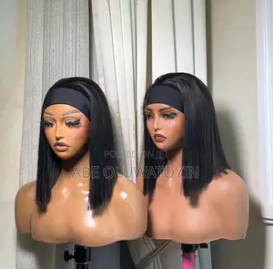 Straight Band Wig