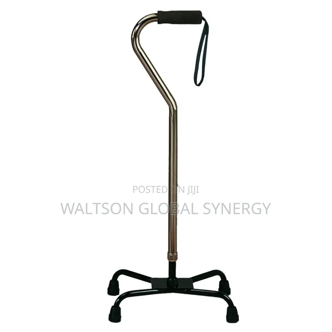 Quad Cane-Wide Base/Bronze Frame