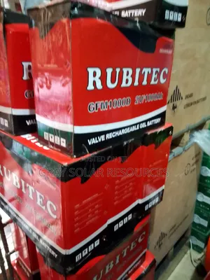 2v 1000ah Rubitec Gel Battery