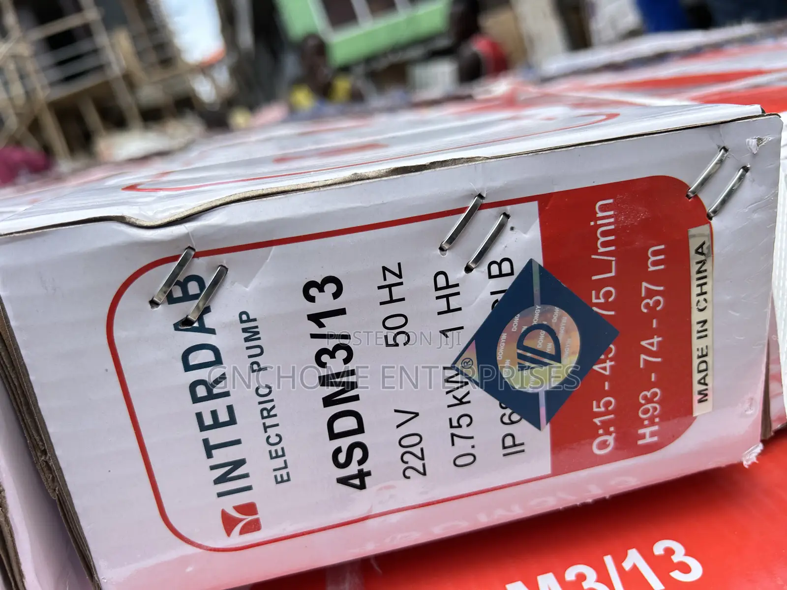 Submersible Pump 1hp Interdab