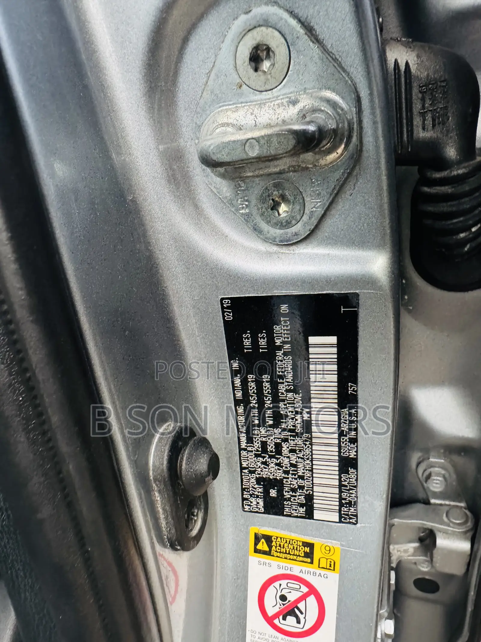Toyota Highlander Limited 2019 Silver