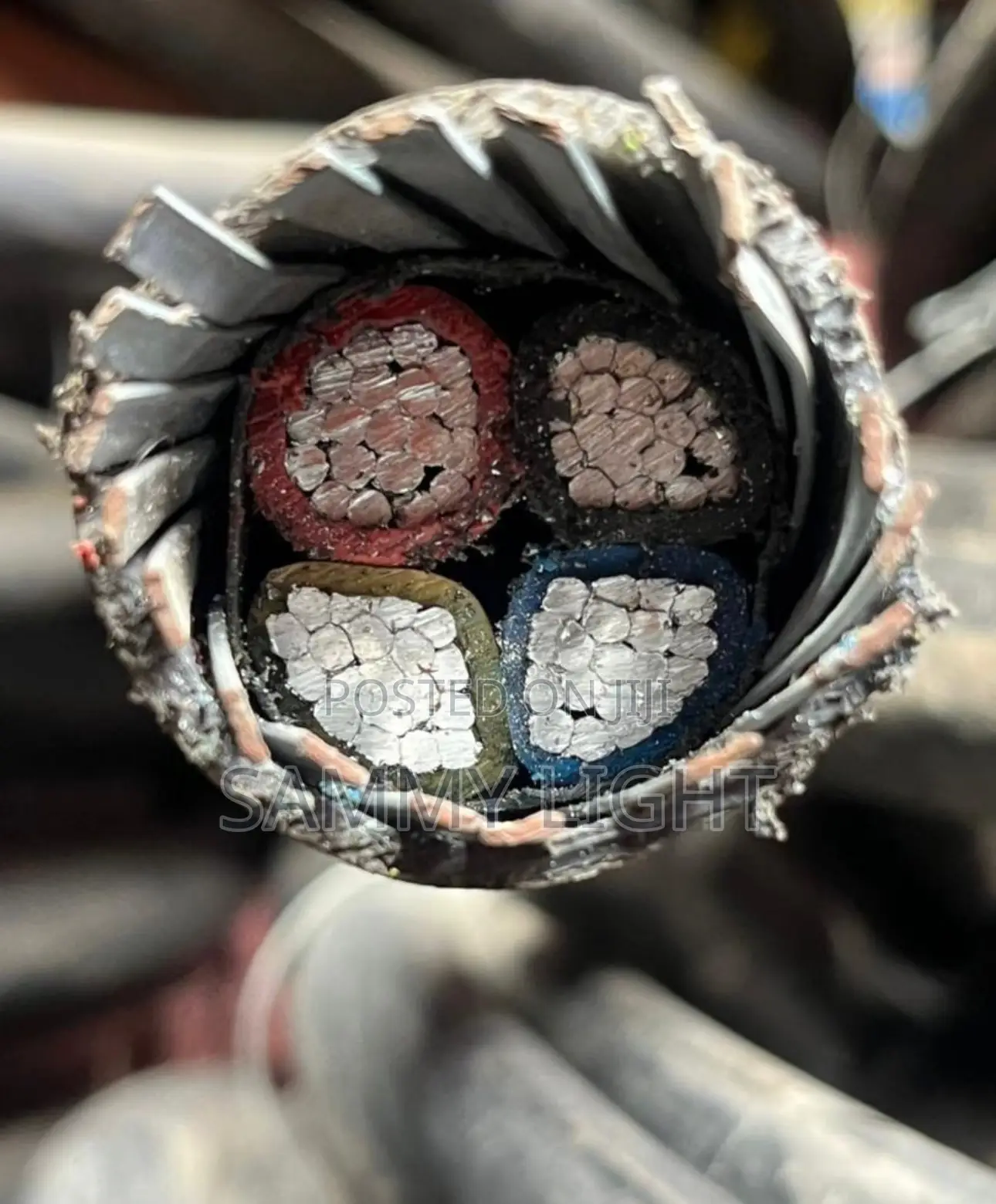 50mm 4core Armoured Cable Aluminum