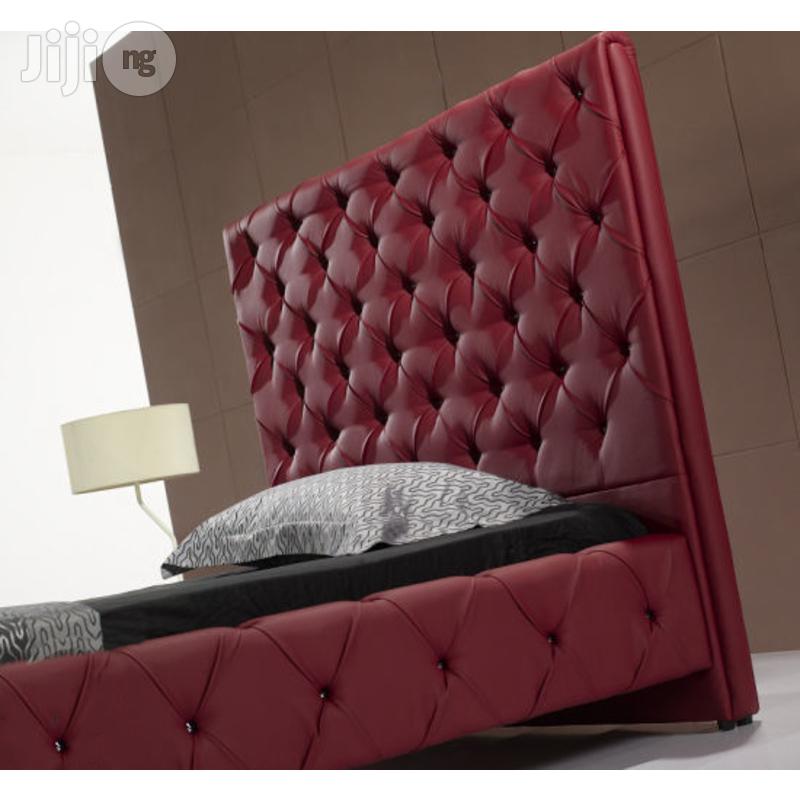 Royal B2 Chesterfield Upholstered Leather Bed