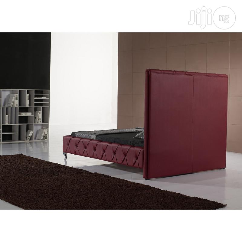 Royal B2 Chesterfield Upholstered Leather Bed