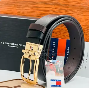 Tommy Hilfiger Quality Luxury Men Genuine Leather Belt