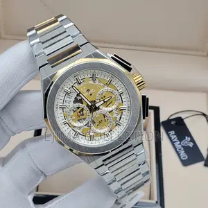 High Quality Raymond Luxury Chain and Rubber Straps Watch