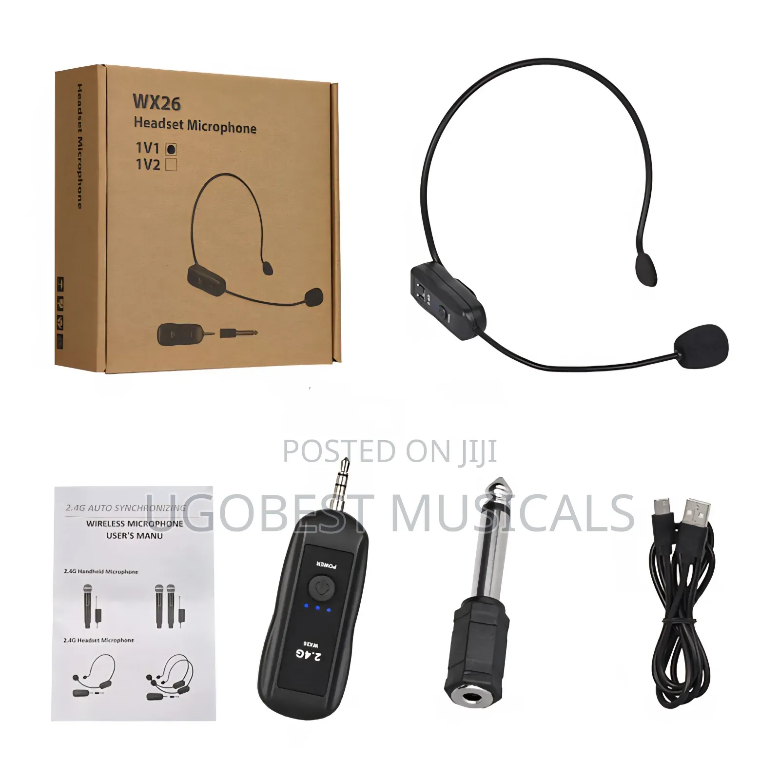 Wx26 Wireless Headset Microphone System