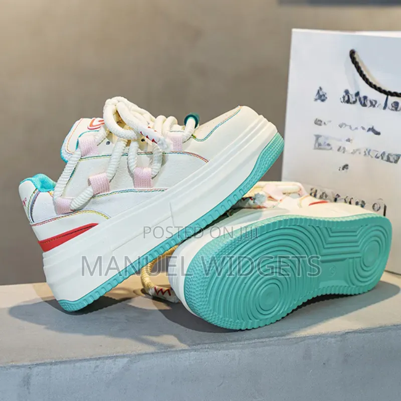 Ladies Chunky Sneakers – Trendy Comfortable.