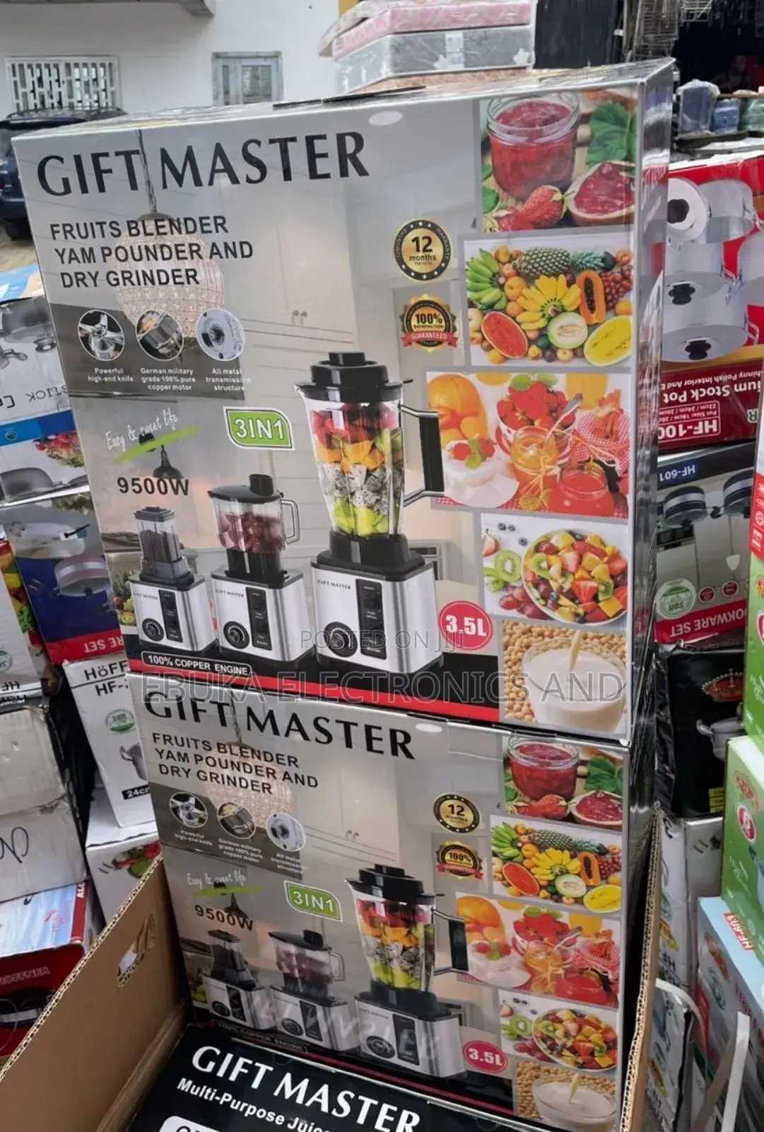 Gift Master (3-in-1) Multipurpose Blender Juiceris Available Now