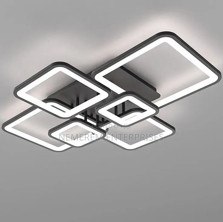 Ultra-Modern Geometric Square Led Ceiling Light