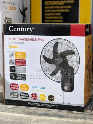 Century 16 Inches FRCB-40 Rechargeable Wall Fan