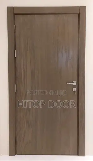 Solid-Core (Hdf) Door With Frame and Architrave (Python Colour)