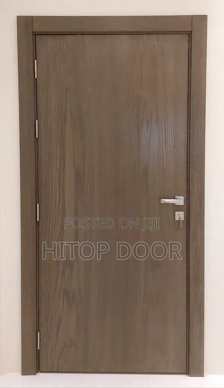 Solid-Core (Hdf) Door With Frame and Architrave (Python Colour)