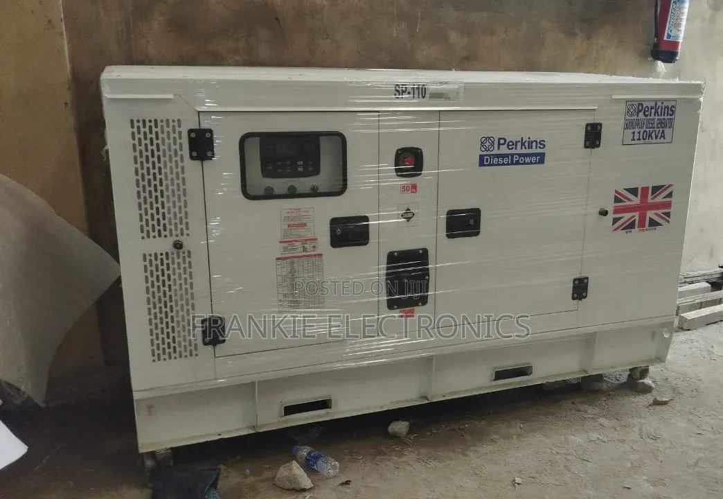 Original Perkins 110kva Generator – 100% Copper Coil