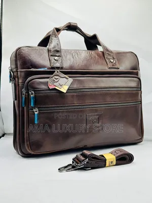 Uzhiniao Genuine Leather Luxury Laptop/Office Bags