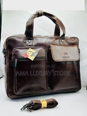 Uzhiniao Genuine Leather Luxury Laptop/Office Bags