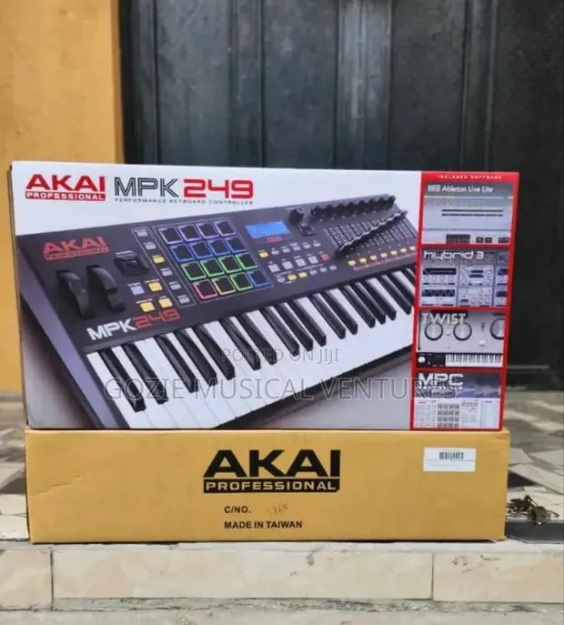 Akai MPK 249 49- Key's Semi- Weighted Usb Midi Keyboard for sale