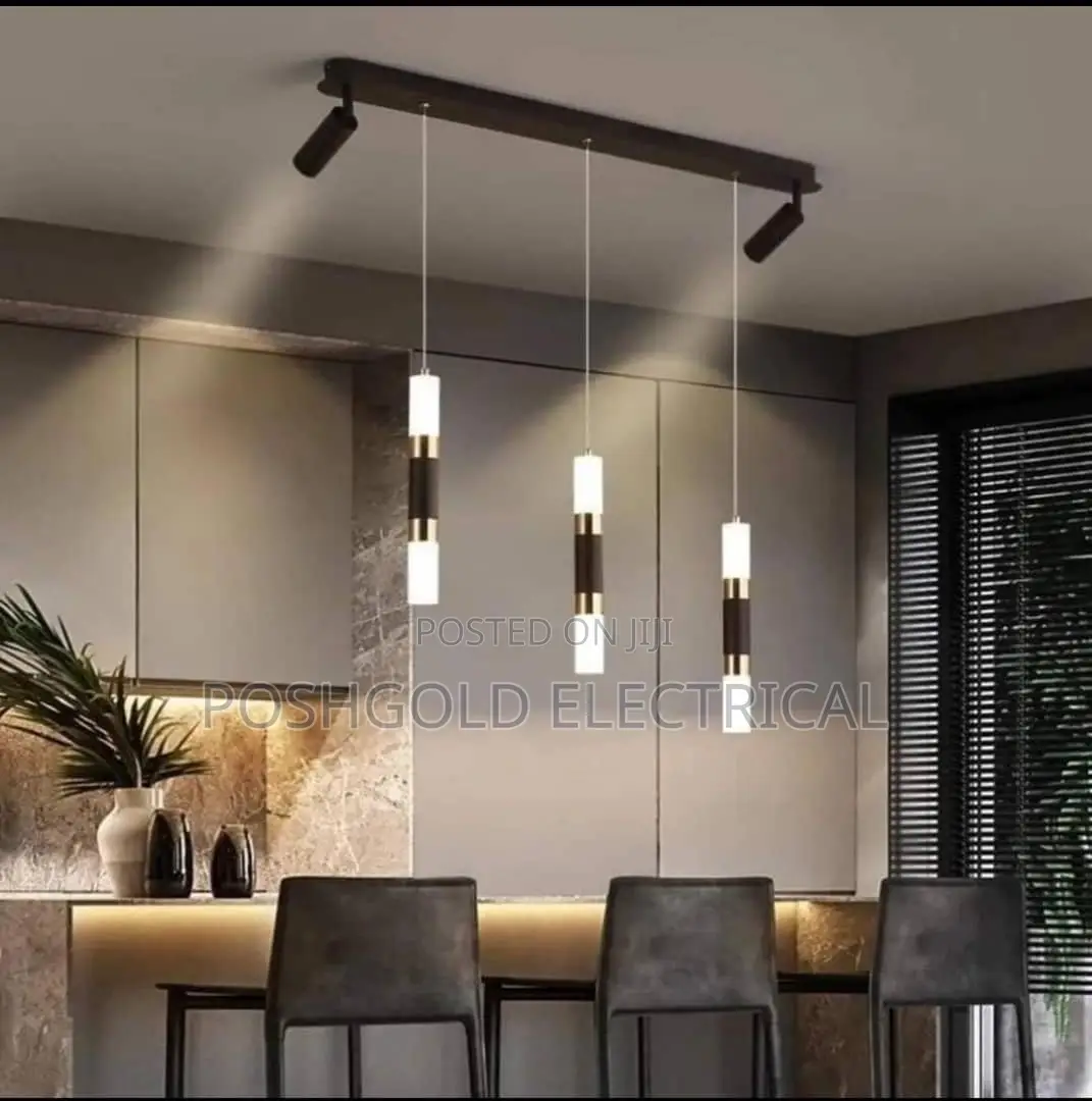 Linear Pendant Track Light Combo