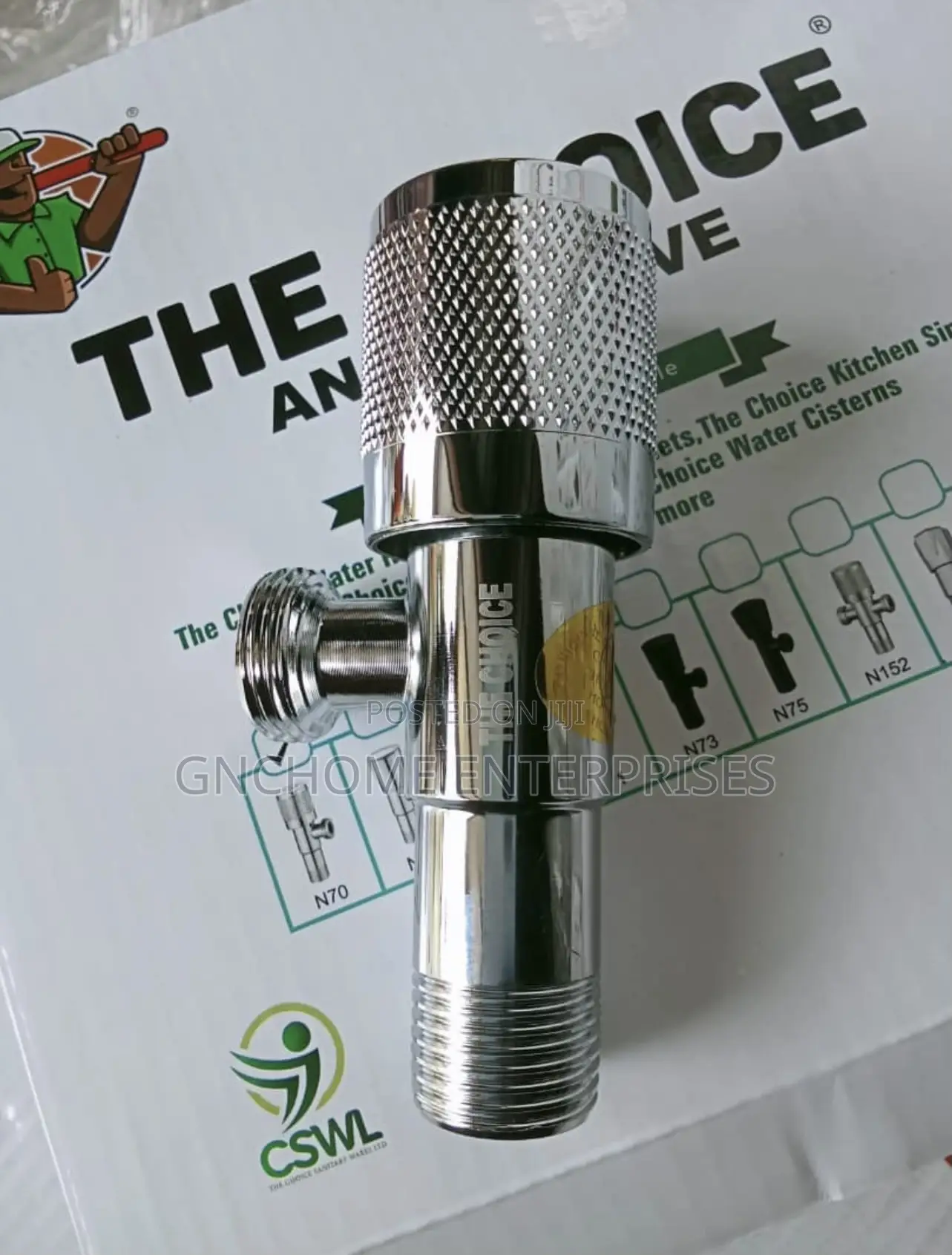 Choice Angle Valve Crome